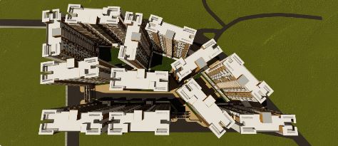 Boma Yangu Hobley Estate aerial view