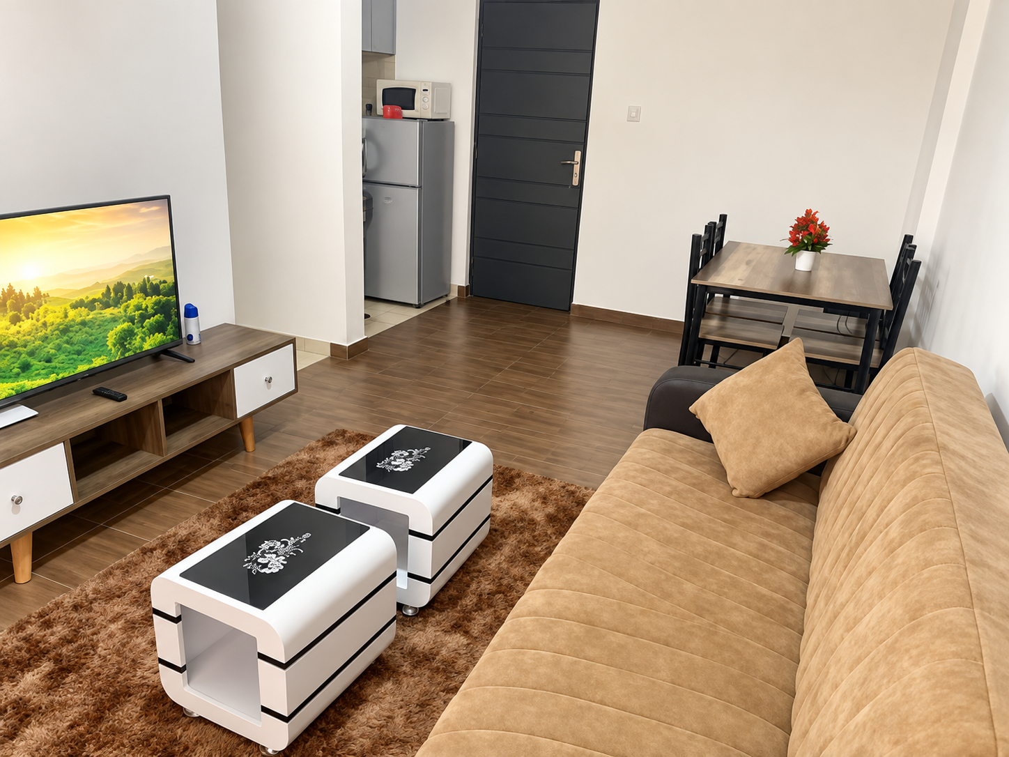 Konza furnished apartment lounge
